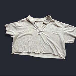 Offline by Aerie Cropped Polo